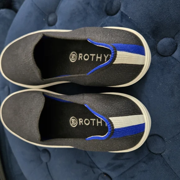 Rothy's The Original Slip On Sneaker, Black Womens Size 8.5 NEW - Picture 2 of 6